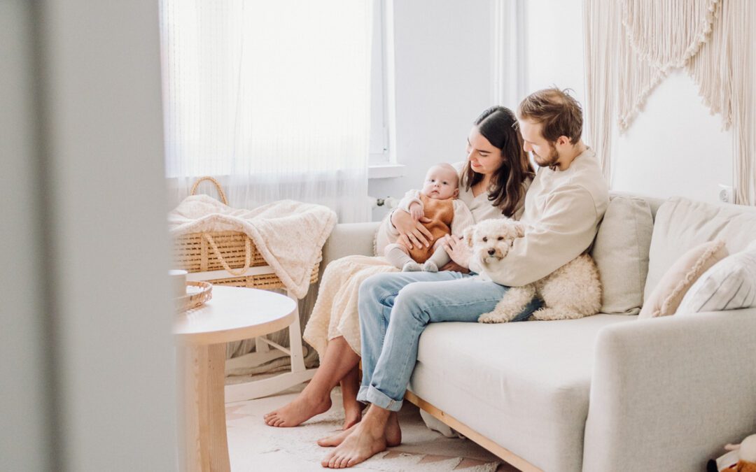 Domowa sesja niemowlęca w Krakowie